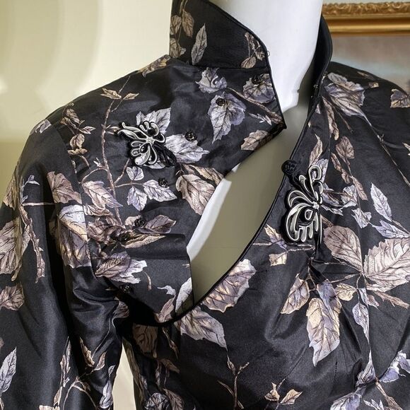 Chinese Silk Handmade Qipao Dress - Picture 9 of 16